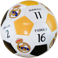 Official Licensed Real Madrid with Players' Names & Numbers Soccer Ball 2024, Size 5