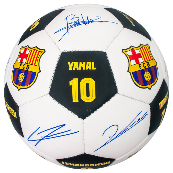 FC Barcelona Soccer Ball Size 5, 2026 Team Signatures - 9760