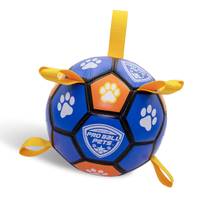 Interactive Dog Soccer Ball with Grab Tabs - ProBall Pets