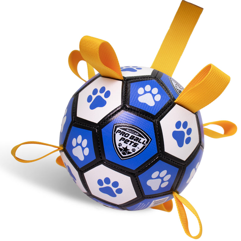 Interactive Dog Soccer Ball with Grab Tabs - ProBall Pets