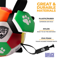 Pro Ball Pets Dog Soccer Ball with Grab Tabs, Size 2, 6 inches, Multicolor - 1212