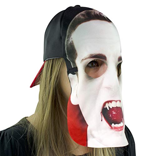 Dracula Vampire Fan Mask & Hat Combo, alternate product view 3