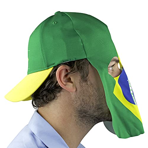 Brazil Fan Mask & Hat Combo, alternate product view 2