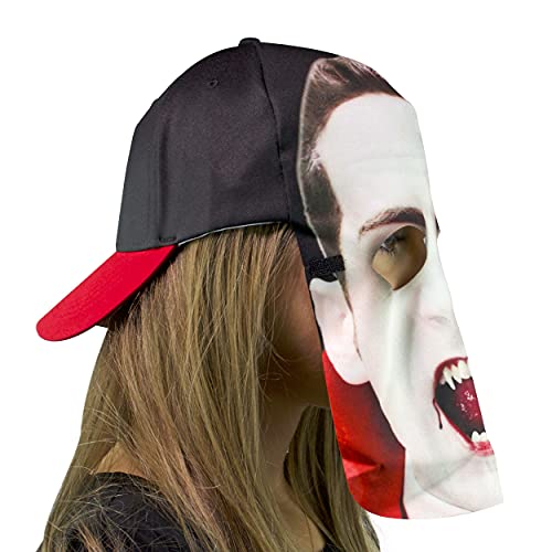 Dracula Vampire Fan Mask & Hat Combo, alternate product view 5