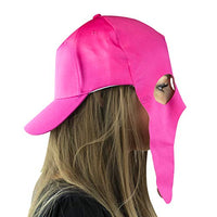Fan Mask and Hat Combo for Halloween Parties and Sporting Events (Pink) Maccabi Art