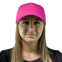Fan Mask and Hat Combo for Halloween Parties and Sporting Events (Pink) Maccabi Art
