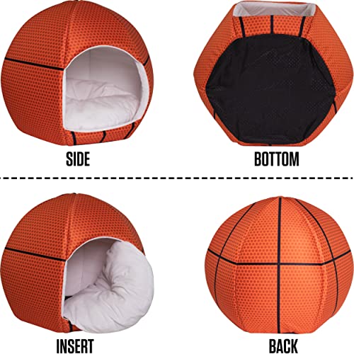Basketball - Sport Ball Igloo Pet Bed - Small