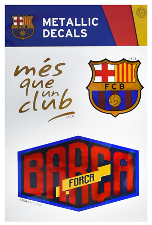 Official FC Barcelona Metallic Decals - 5285 — product image 1