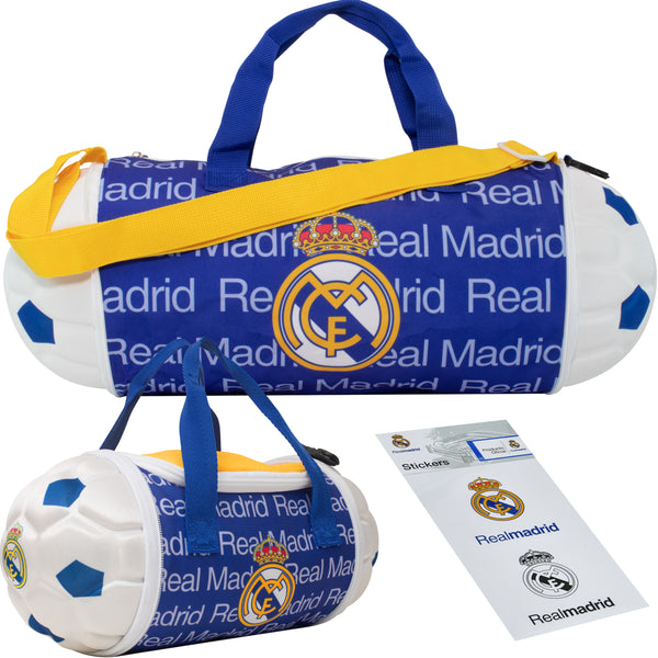 Real Madrid CF Gold Tip Calf-Length Socks Size 9-13 by Maccabi Art