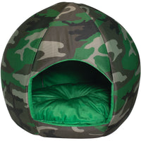 Camouflage - Igloo Pet Bed - Small