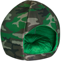 Camouflage - Igloo Pet Bed - Small