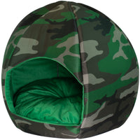 Camouflage - Igloo Pet Bed - Small