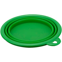 Collpsible pet bowls 450 Ml (green)