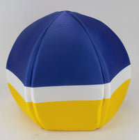 Blue & Yellow-Igloo Pet Bed - Small