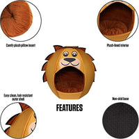 Lion - Igloo Pet Bed - Medium