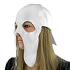 Fan Mask and Hat Combo for Halloween Parties and Sporting Events (White) Maccabi Art