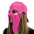 Fan Mask and Hat Combo for Halloween Parties and Sporting Events (Pink) Maccabi Art