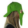 Fan Mask and Hat Combo for Halloween Parties and Sporting Events (Green) Maccabi Art