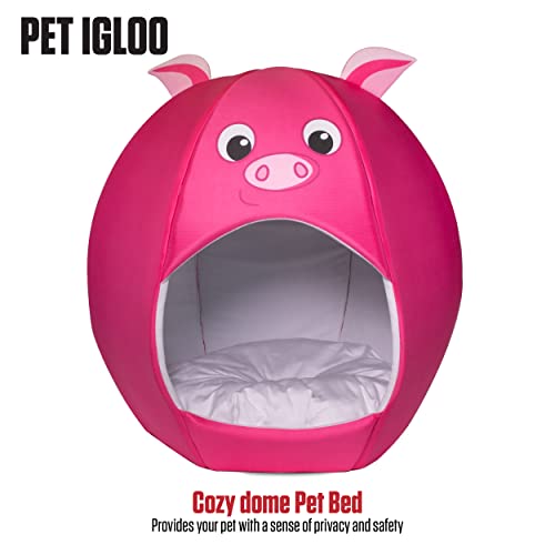 Ohio State University (NCAA)- Sport Ball Igloo Pet Bed-Small