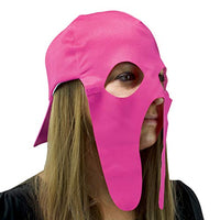 Fan Mask and Hat Combo for Halloween Parties and Sporting Events (Pink) Maccabi Art