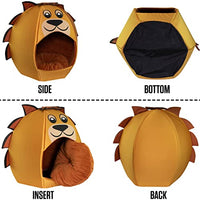 Lion - Igloo Pet Bed - Medium