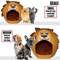 Lion - Igloo Pet Bed - Medium