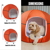 Basketball - Sport Ball Igloo Pet Bed - Small