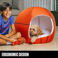 Basketball - Sport Ball Igloo Pet Bed - Small