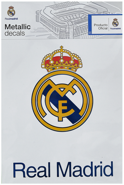 Real Madrid C.F. Official Metallic Decals