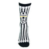 Juventus FC Stripes Calf-length Socks Size 9-13 Maccabi Art