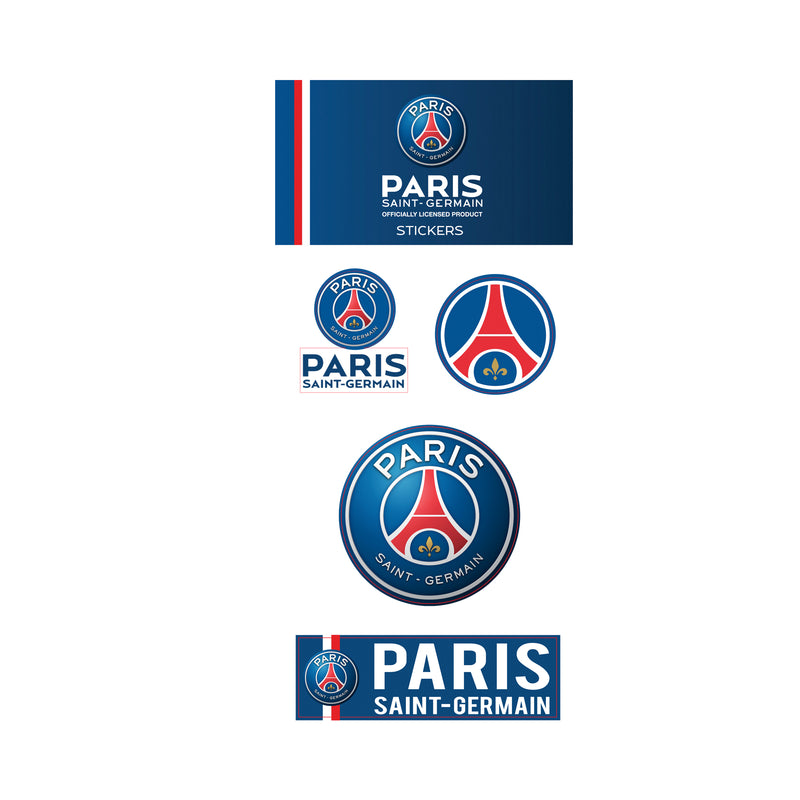 Paris Saint-Germain Stickers - A5 12 Pack