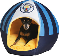Manchester City - Sport Ball Igloo Pet Bed - Small