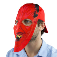 Devil Fan Mask and Hat Combo for Halloween Events and Parties Maccabi Art