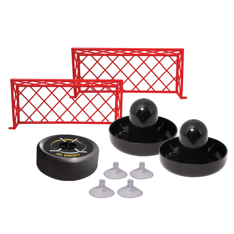 Kit De Hockey Sur Air - 2 Crosses, Flanelles, Balles - Résine écologique - Pour Table De Hockey Familiale