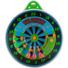 Arcade Neon Magnetic Dartboard Game for Kids, Adults & Family, 16-inch