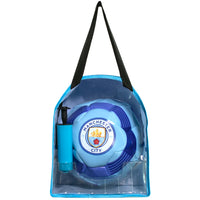 Manchester City Soccer Ball Kit, Size 5 with Pump & Carry Bag Maccabi Art