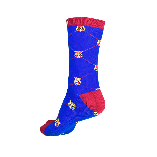 FC Barcelona Knit Calf-length Socks Size 9-13 Maccabi Art