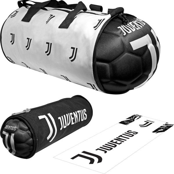 Juventus FC Bundle: Duffel Bag, Accessory Case & Free Decal + Free Shipping