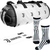 Juventus FC Bundle: Duffel Bag, Pair of Socks & Free Car Decal + Free Shipping