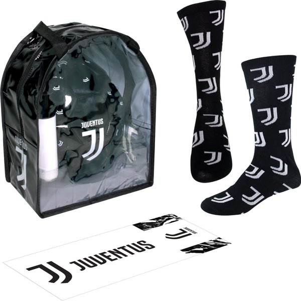 Juventus FC Bundle: Soccer Ball Kit, Pair of Socks & Car Decal + Free Shipping